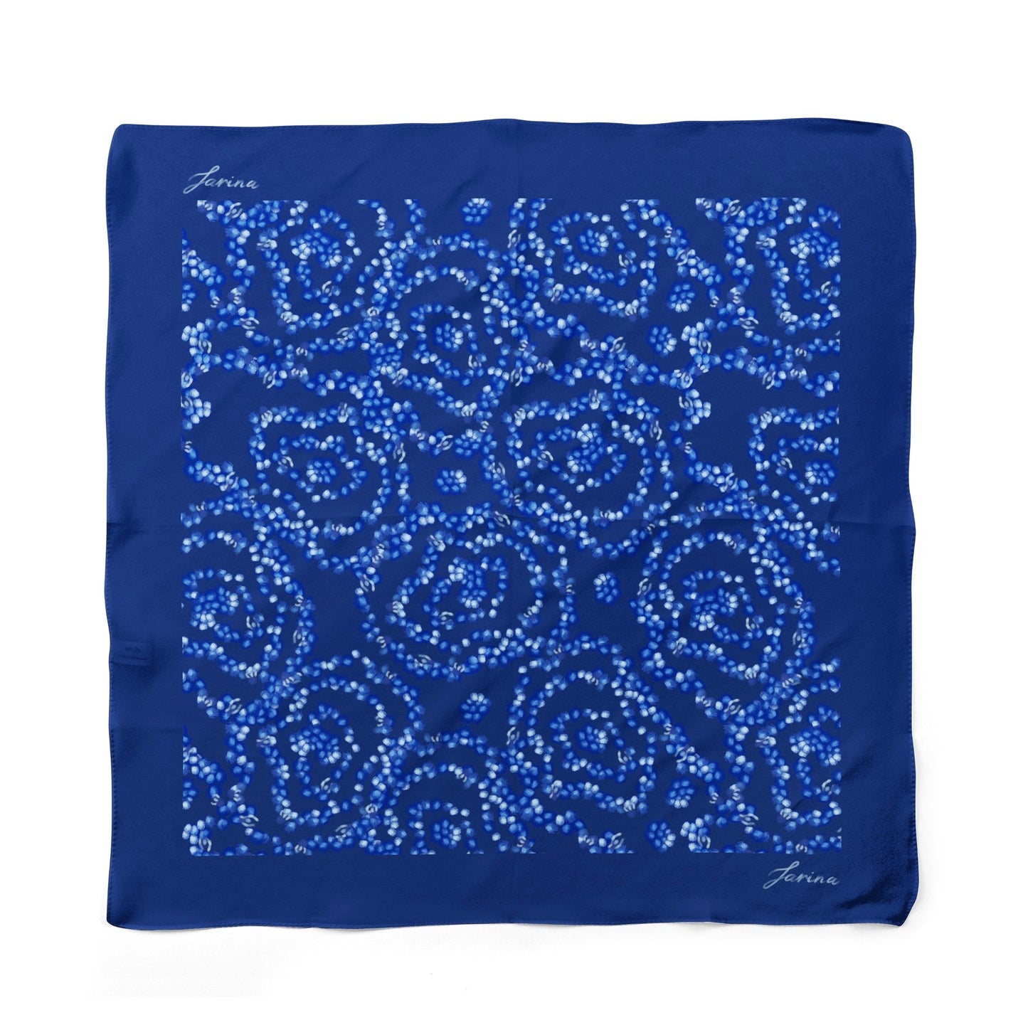 Lenço Vibração coletiva azul