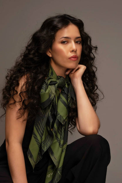 Lenço Folhas de Origem