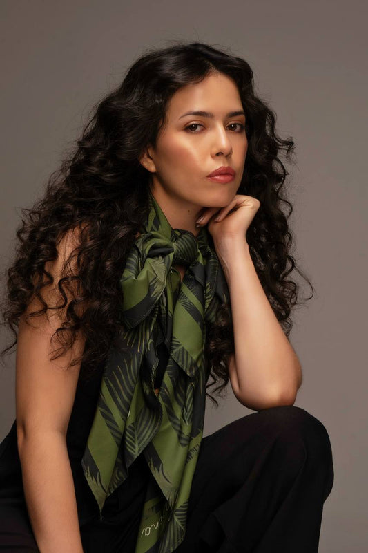 Lenço Folhas de Origem